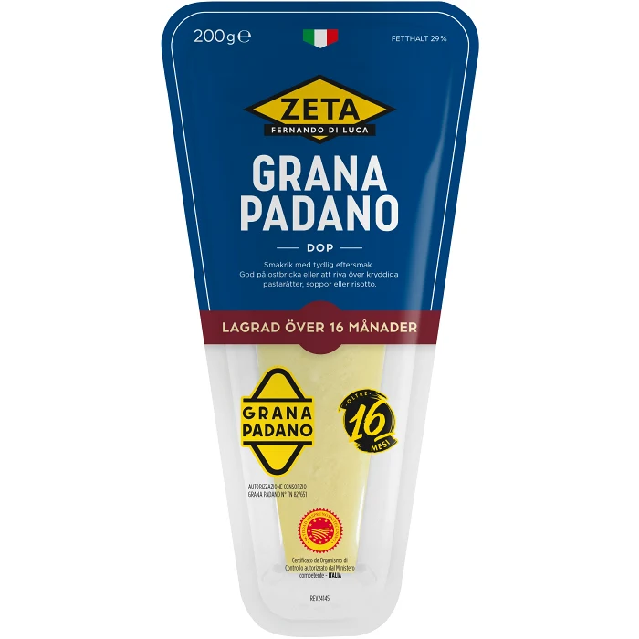 Grana padano lagrad 200g Zeta