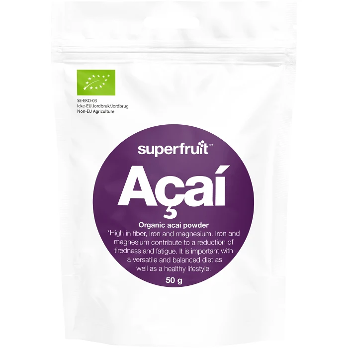 Acaipulver Organic Ekologisk 50g Superfruit Foods