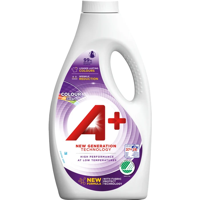 Tvättmedel Flytande Color 1500ml Miljömärkt A+