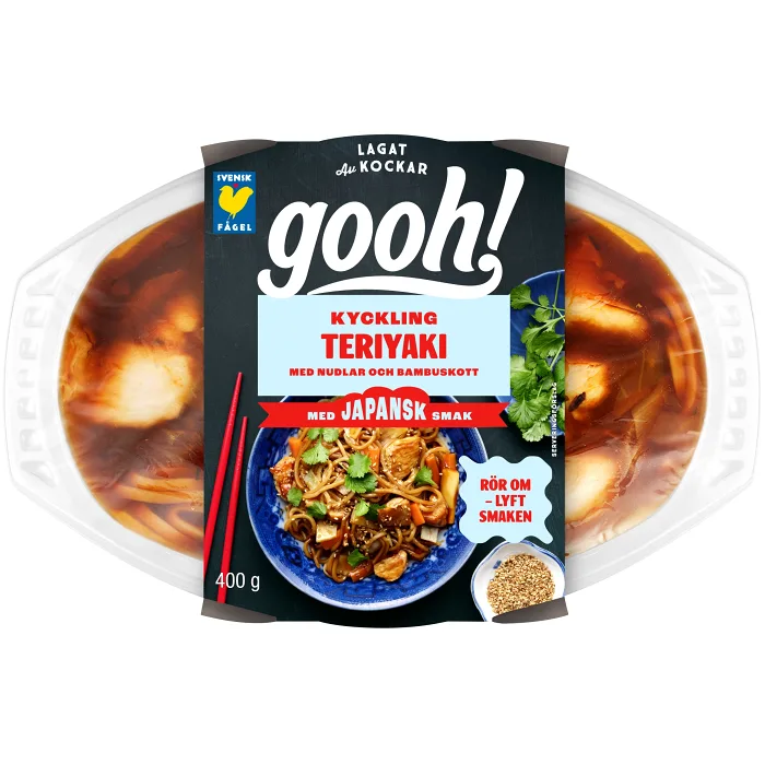 Färdigmat Kyckling Teriyaki 400g Gooh