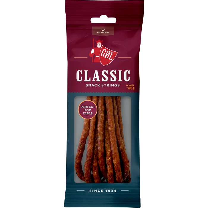 Ölkorv Snack String Classic 120g Göl