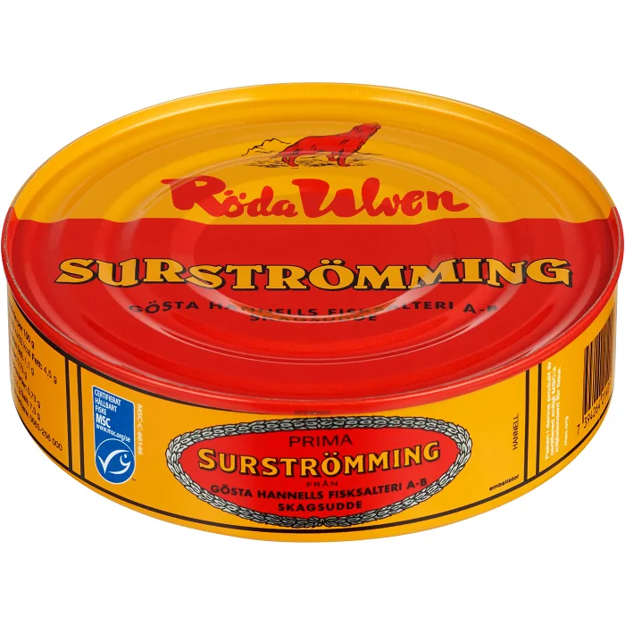 Surströmmingsburk 400g Röda Ulven