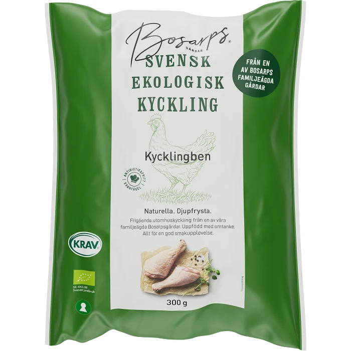 Kycklingben Fryst 300g KRAV Kronfågel Bosarp