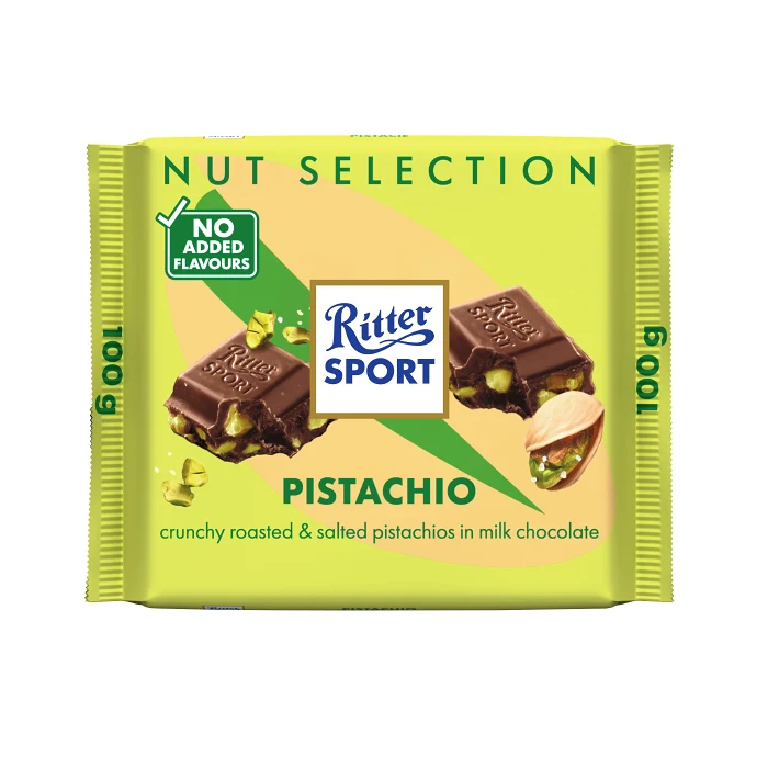 Chokladkaka Pistachio 100g Ritter
