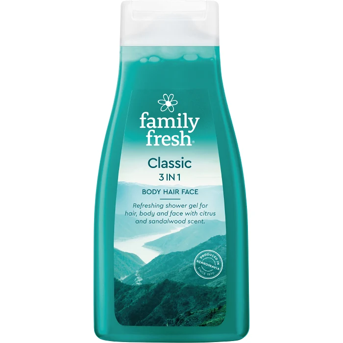Duschgel Classic 3in1 500ml Family Fresh
