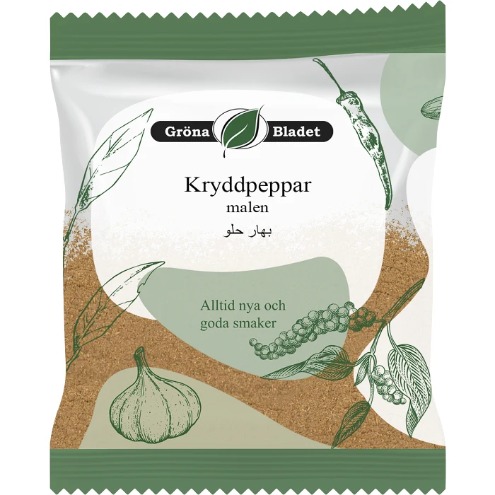 Kryddpeppar Malen 40g Gröna Bladet