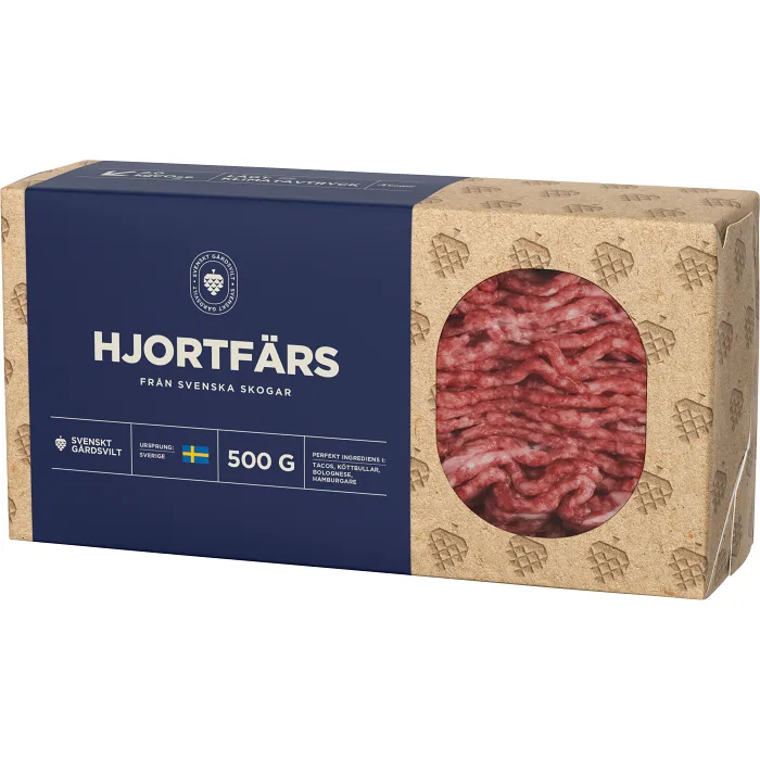 Hjortfärs Fryst 500g GW:s utvalda