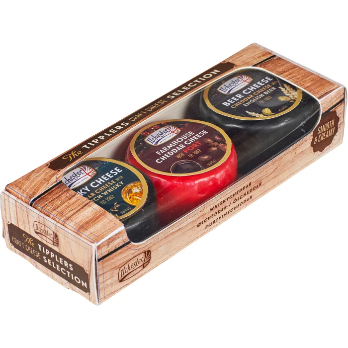 Ost England Cheddar 3-p 300g Ilchester