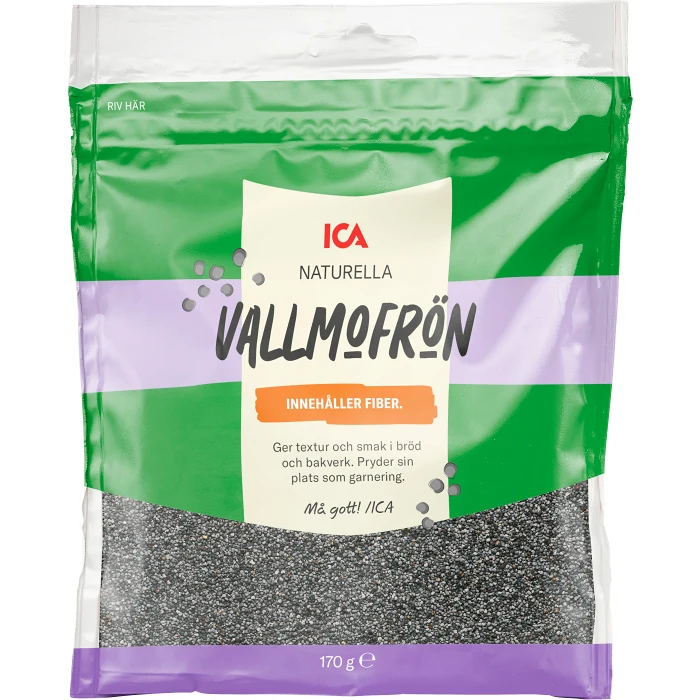Vallmofrön 170g ICA
