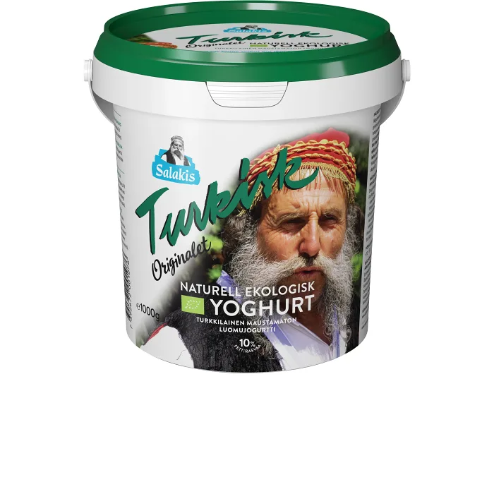 Yoghurt Turkisk Naturell 10% Ekologisk 1000g Salakis