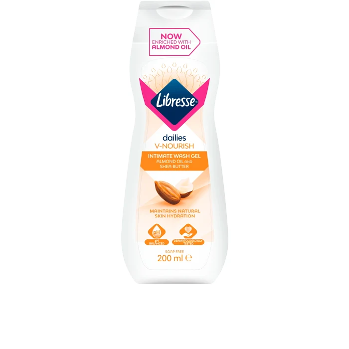 Intimtvätt Mandel Shea 200ml Libresse