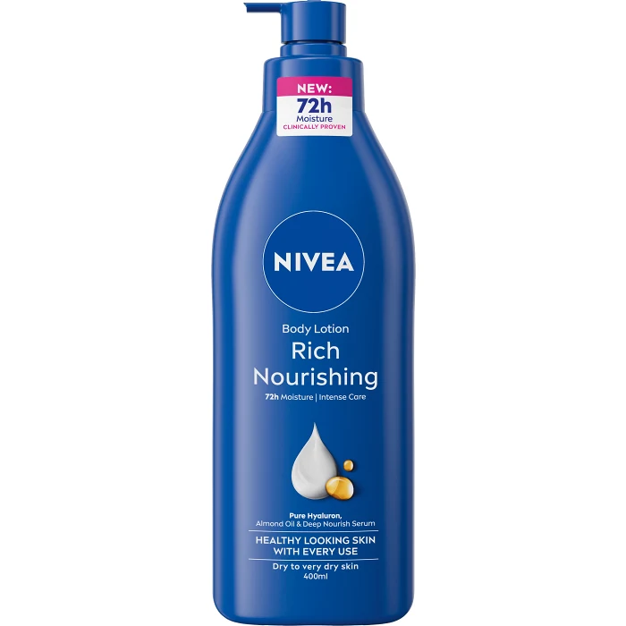 Body Lotion Rich Nourishing Pump 400ml Nivea
