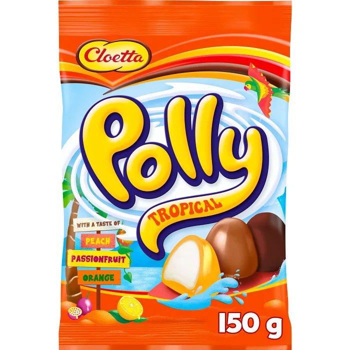 Chokladpåse Polly Tropical 150g Cloetta