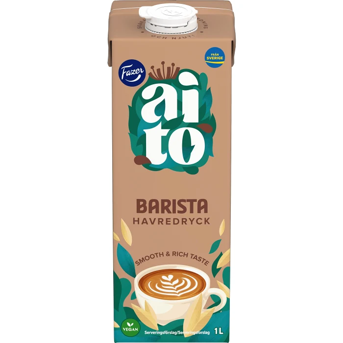 Havredryck Barista 2,8% 1000ml Fazer Aito