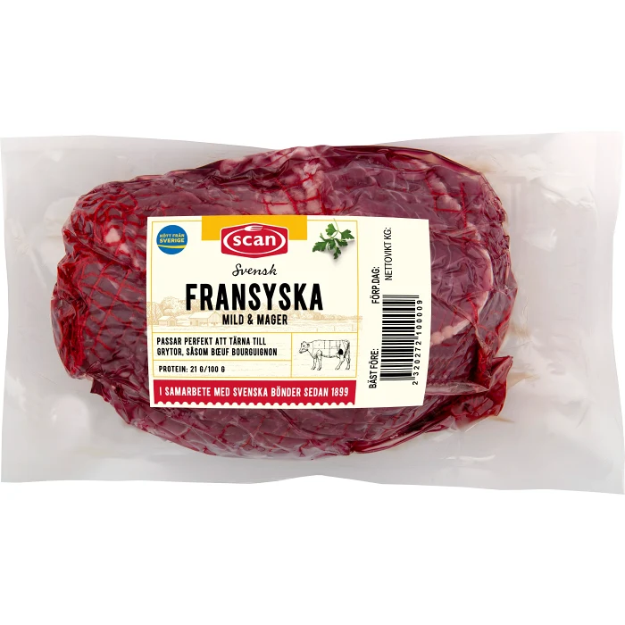 Nötstek Färsk av Fransyska ca 1,1kg Scan