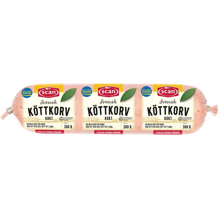 Köttkorv Kokt 300g Scan