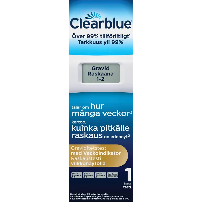 Graviditetstest Digital med Veckoindikator 1-p Clearblue