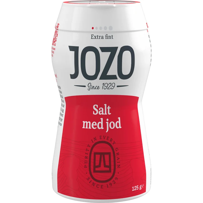 Bordssalt Extra fint med jod 125g Jozo