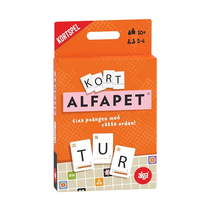 Kortspel Alfapet Alga