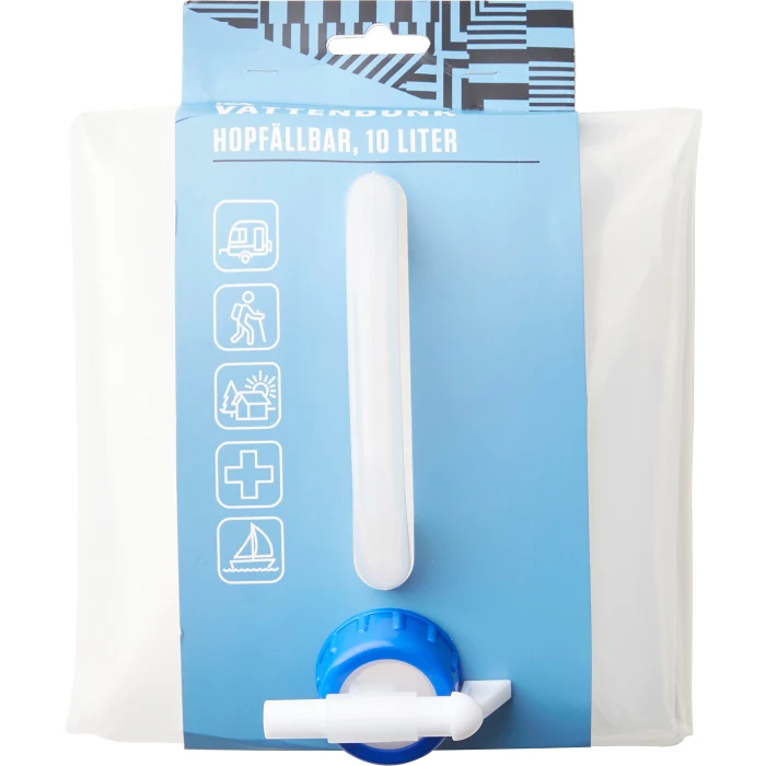 Vattendunk hopfällbar 10L