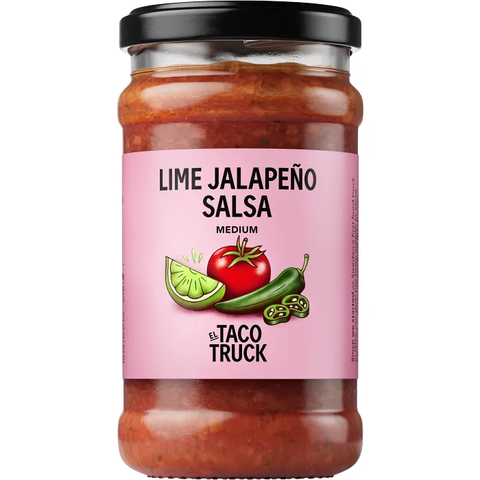 Salsa lime jalapeno 215g El Taco Truck