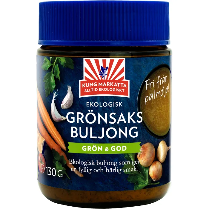 Grönsaksbuljong Pulver Ekologisk 130g Kung Markatta