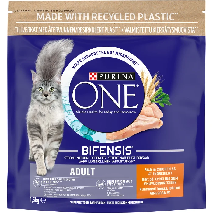 Torrfoder Vuxen Kyckling 1,5kg Purina ONE