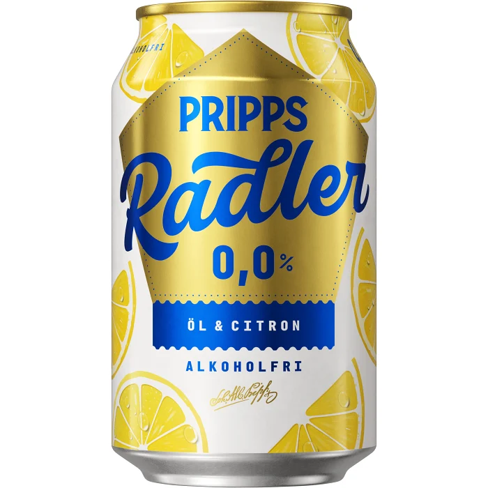 Öl Radler & Citron A.fri B 33cl Pripps