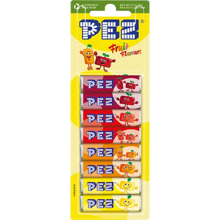 Frukttablett Refill 8-p 68g PEZ