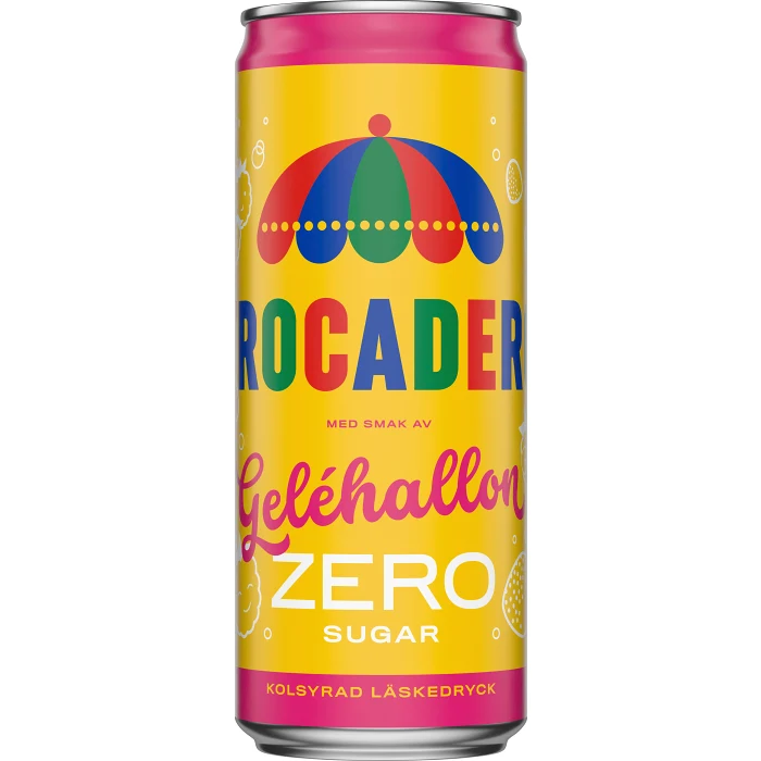 Läsk Geléhallon Zero 33cl Trocadero