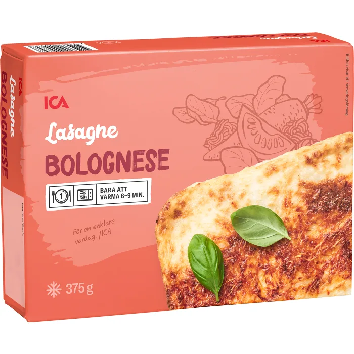 Lasagne bolognese 375g ICA