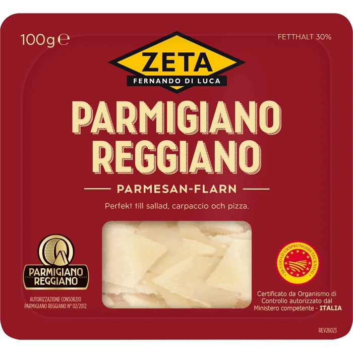 Parmesanost Parmigiano Reggiano flarn 100 g Zeta