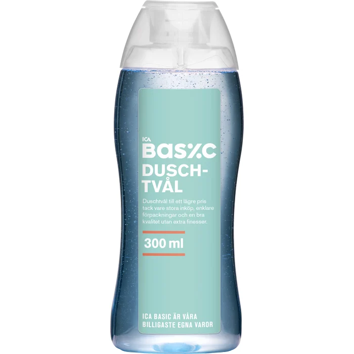 Duschtvål 300ml ICA Basic