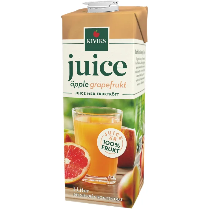 Juice Äppel-grapefruktjuice 1l Kiviks