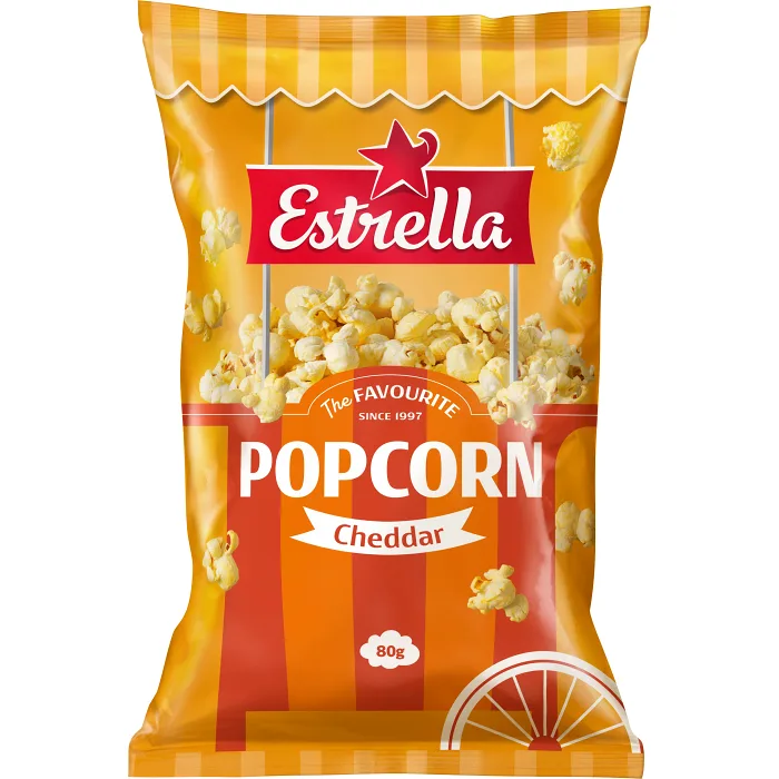 Popcorn Cheddar 80g Estrella