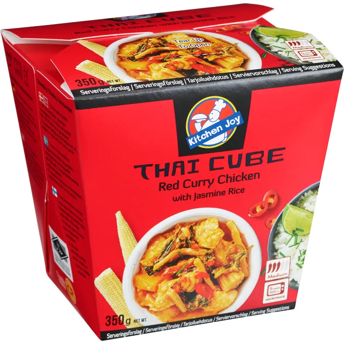 Thai Cube red curry chicken 350g Kitchen Joy