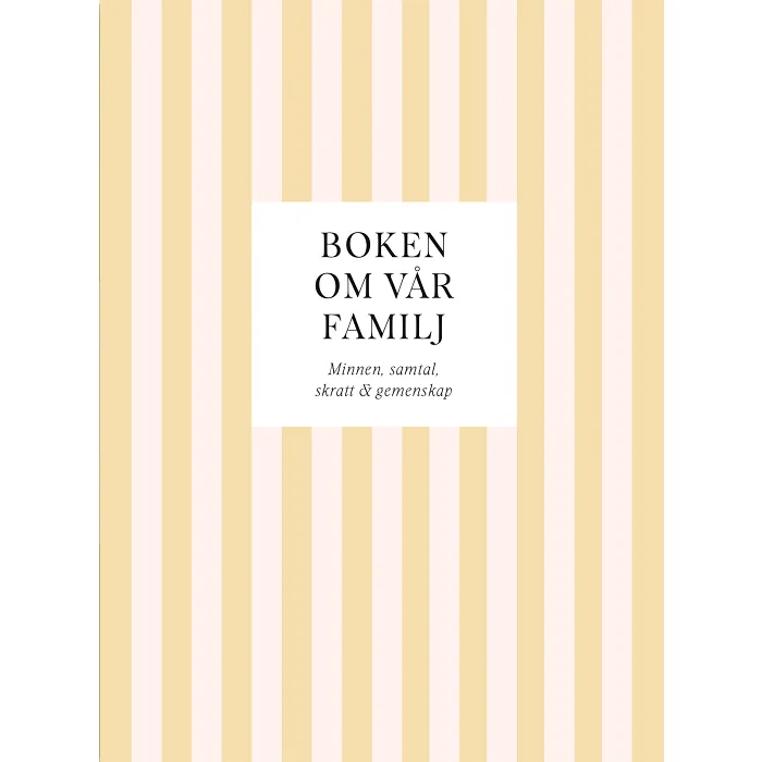 Boken om vår familj : Minnen, samtal, skratt & gemenskap