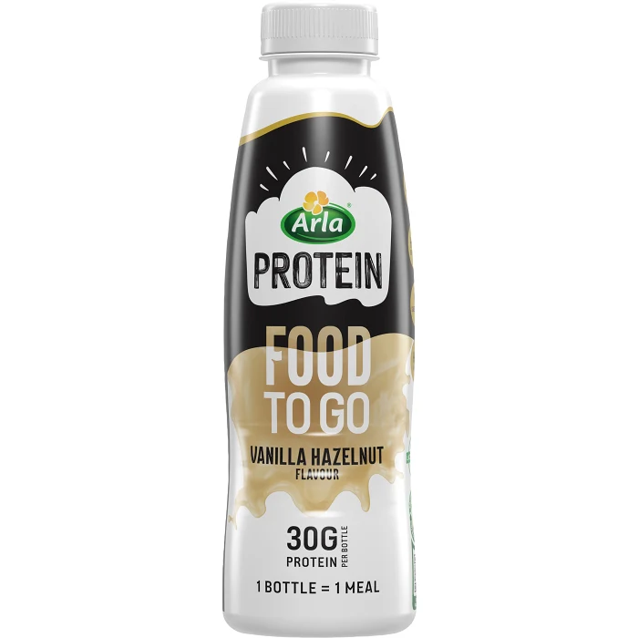 Måltidsshake Protein Food To Go Vanilj Hasselnöt 500ml Arla®