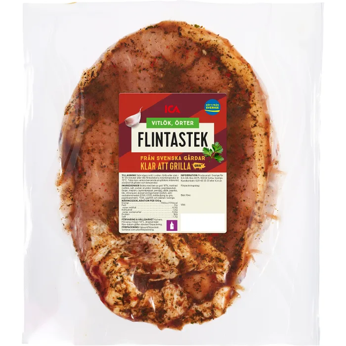 Flintastek Vitlök & Örter ca 800g ICA