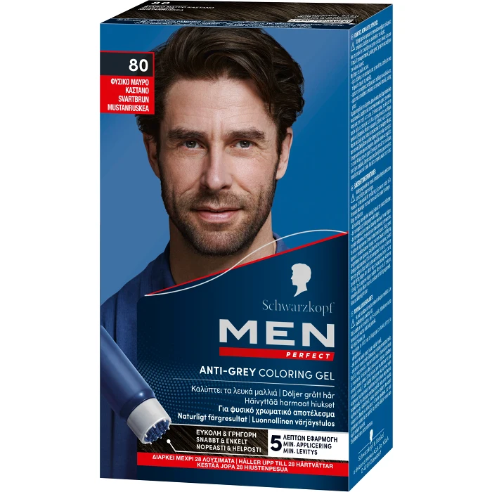 Hårfärg 80 Svartbrun Men Perfect 1-p Schwartzkopf