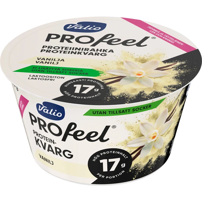 Proteinkvarg Vanilj Laktosfri 0,4% 175g Valio