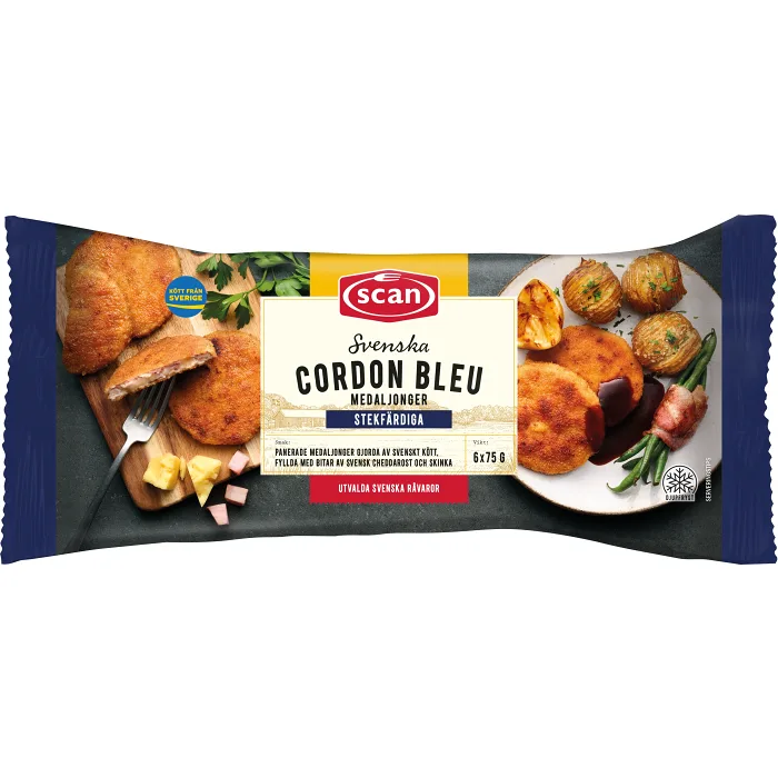 Cordon bleu medaljong 450g Scan