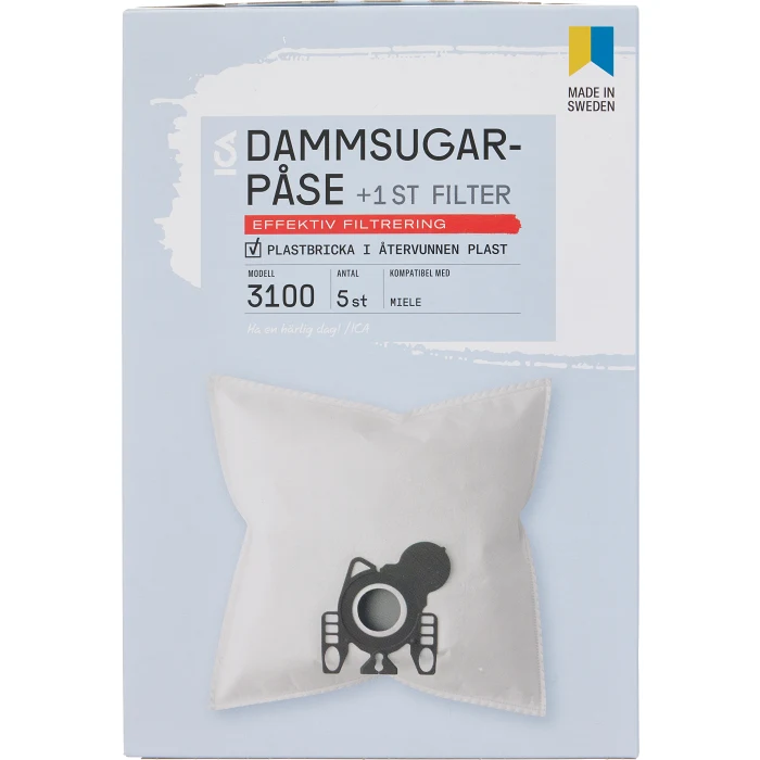 Dammsugarpåse 3100 5-p ICA