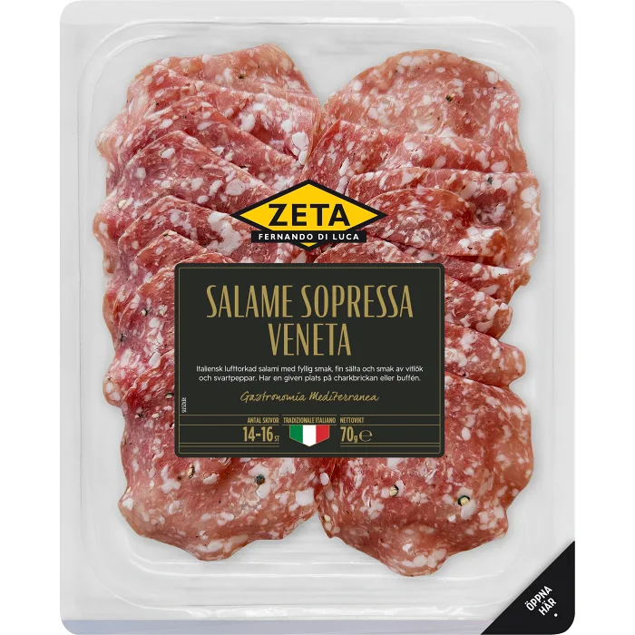 Salami Sopressa Veneta 70g Zeta