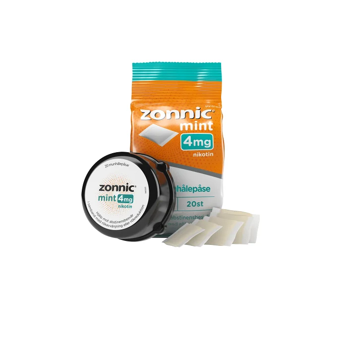 Munhålepulver Mint 4mg 20-p Zonnic