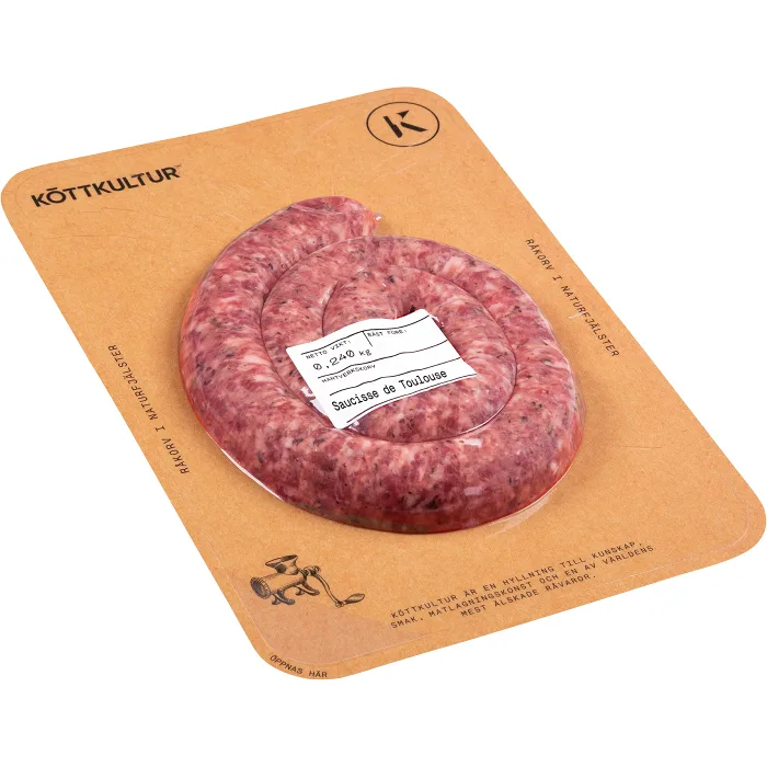 Färskkorv Toulouse 240g Köttkultur