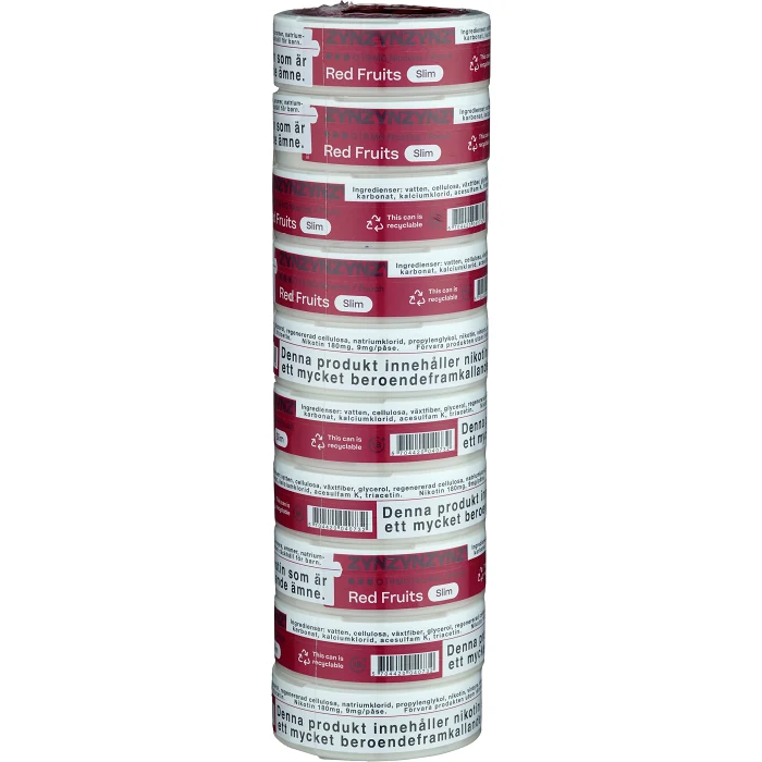 Zyn Red Fruits Slim 9mg S3 Stock