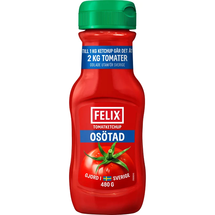 Ketchup Osötad 480g Felix