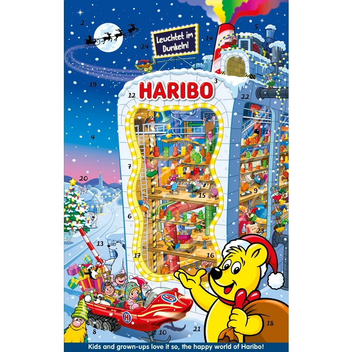 Godiskalender Advent 300g Haribo