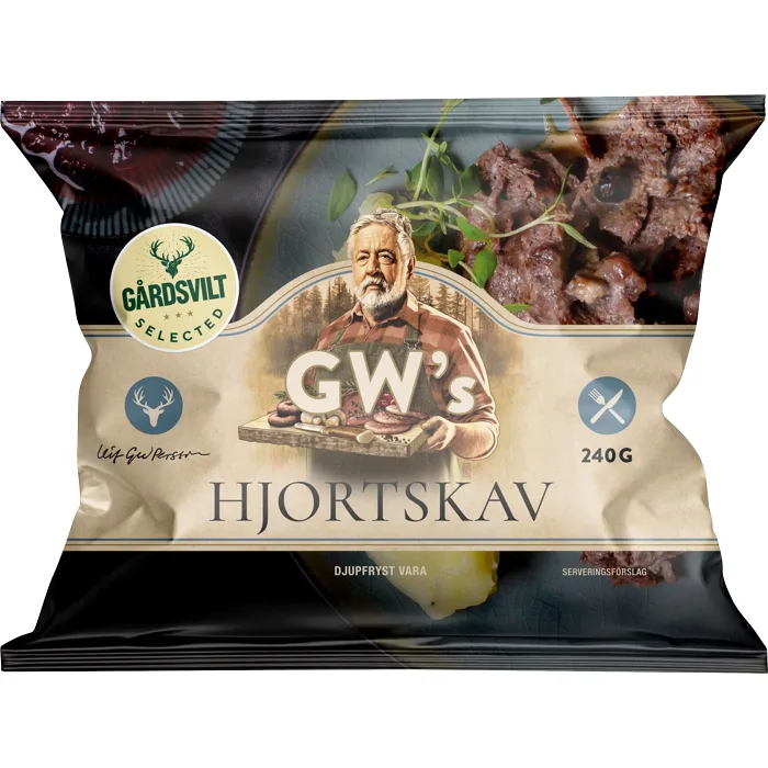 Hjortskav 240g Gårdsvilt
